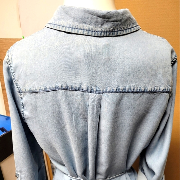 NWT Parasuco Jean's Denim Belted Dress. - Picture 4 of 16